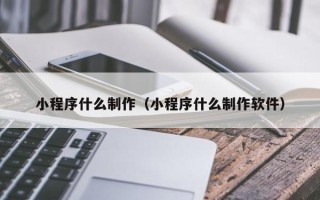 泰安小程序什么制作（小程序什么制作软件）