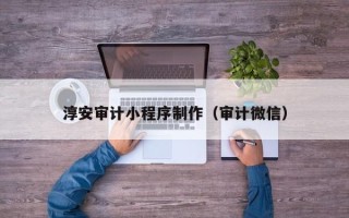 泰安淳安审计小程序制作（审计微信）